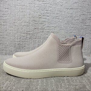 Rothys The Chelsea Women's Size 10 US Lilac Grey Fabric High Top Sneaker Boots